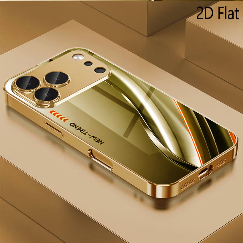 Phone Cases H&M - Золотой чехол с узором «Струя» из