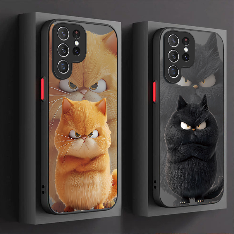 Phone Cases Galaxy A16 5G - Чехол в стиле «Злые коты-парочки» для