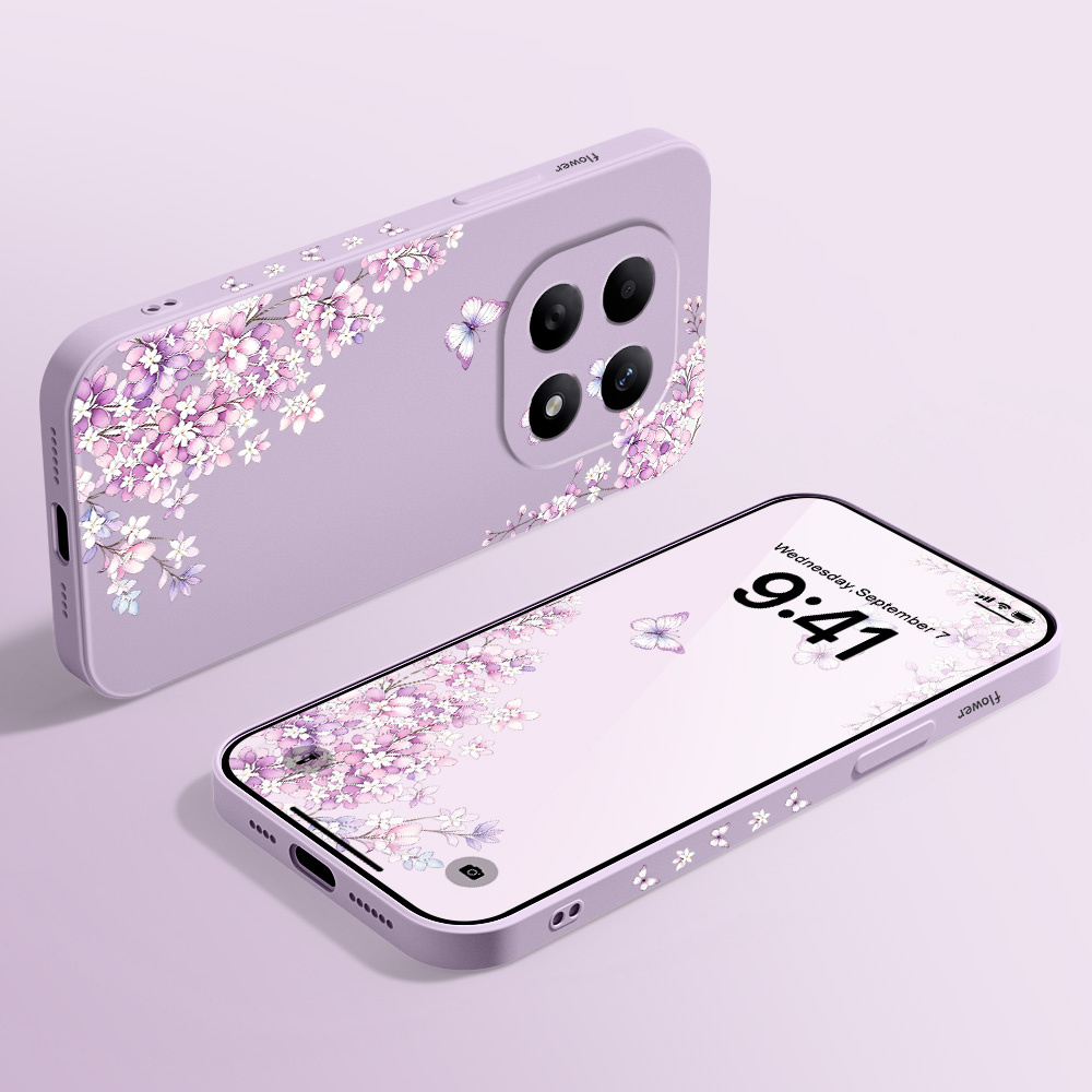 Фиолетовый чехол с цветочным п – обзор и цена Phone Cases Xiaomi 15